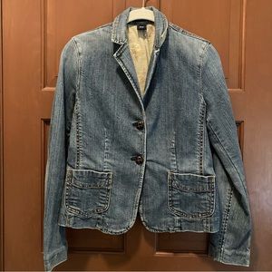 Gap Jean Blazer Jacket